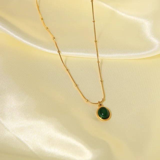 Green Stone Necklace