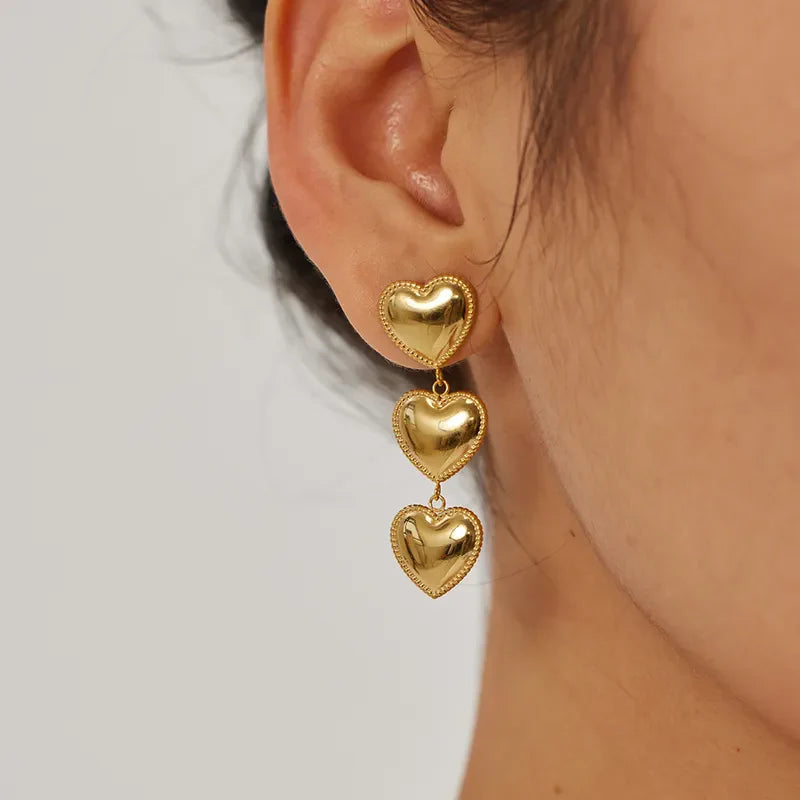 Bambi Heart Earrings