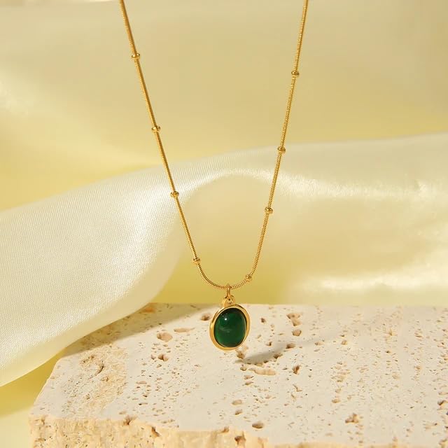 Green Stone Necklace