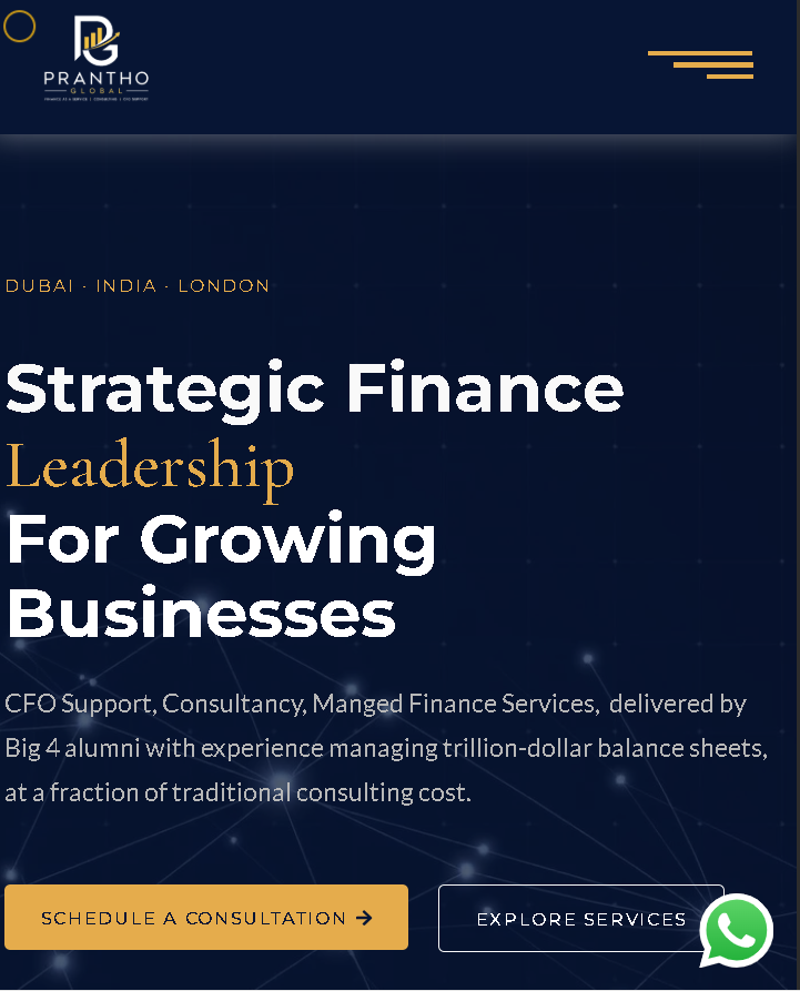 Prantho Global website