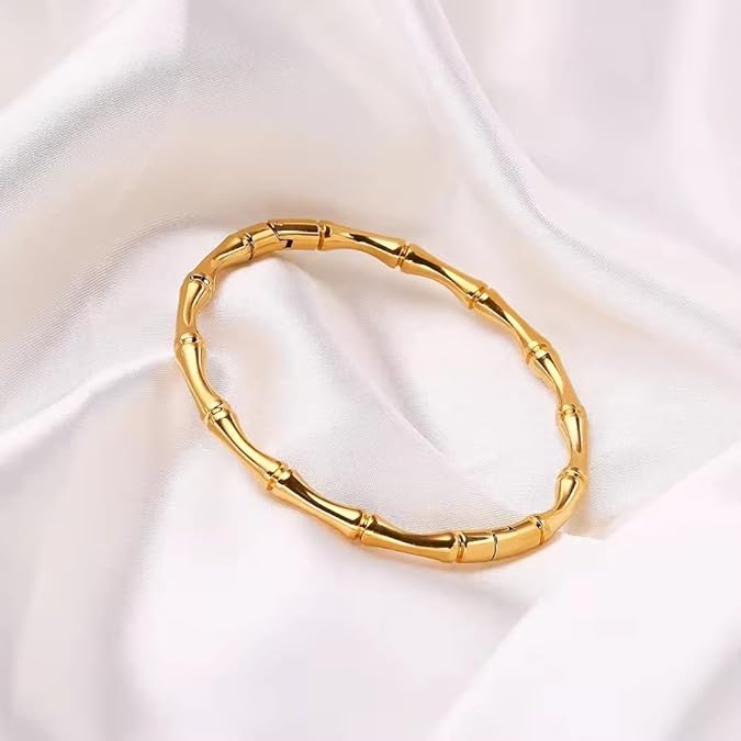 Gilded Bones Bangle Bracelet