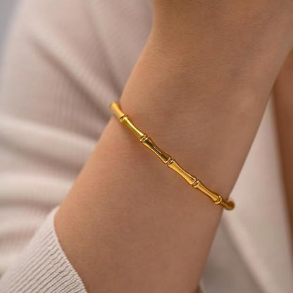 Gilded Bones Bangle Bracelet