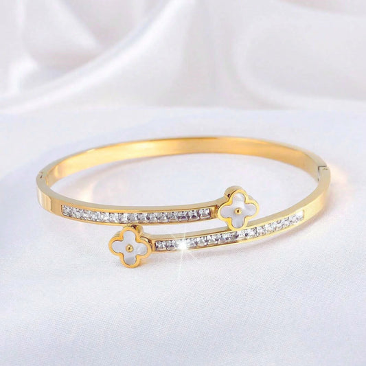Premium SS Double Ended Flower Hand Cuff