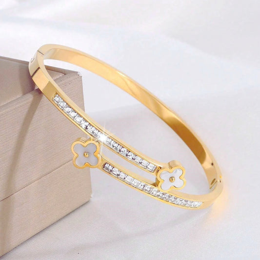 Premium SS Double Ended Flower Hand Cuff