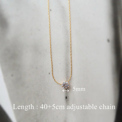 Dainty Diamond Necklace