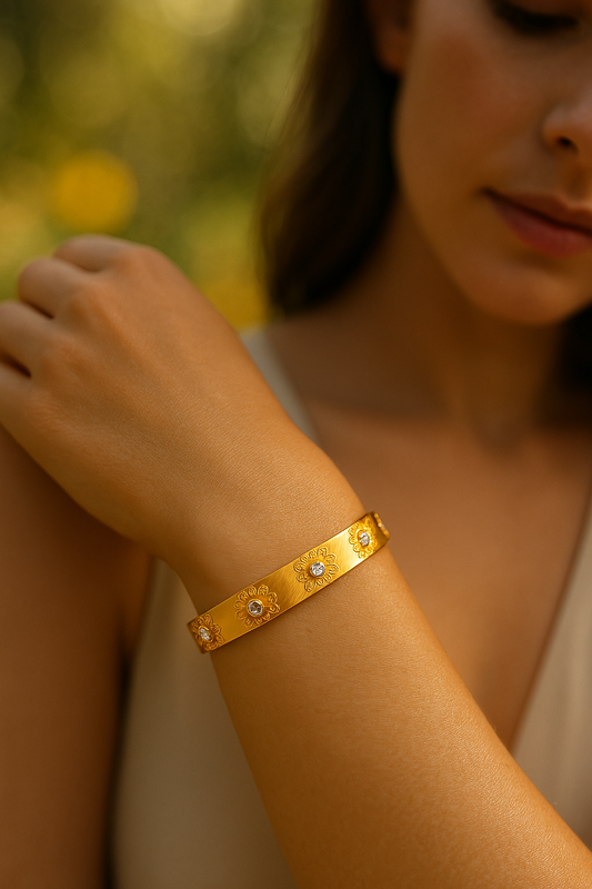 Broad Winter Bracelet