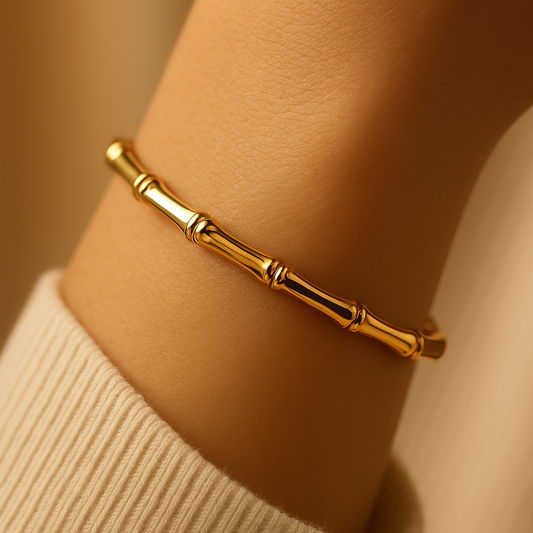 Gilded Bones Bangle Bracelet