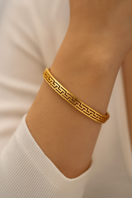 Gilded Maze Bracelet