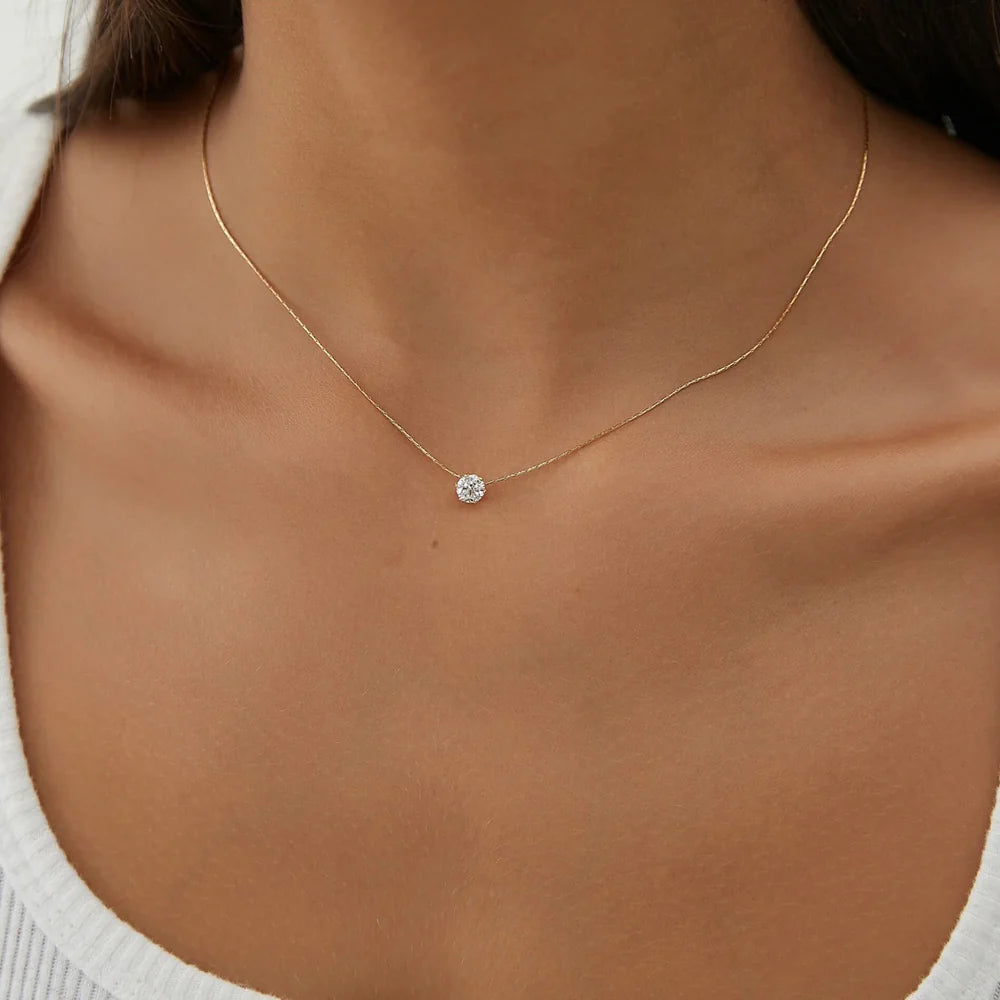 Dainty Diamond Necklace