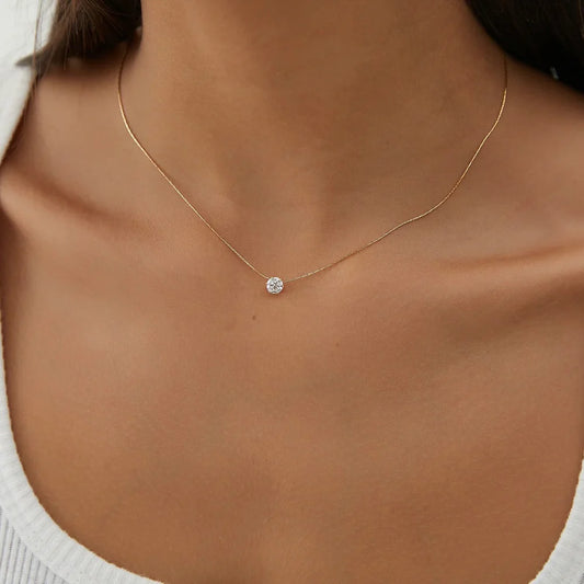 Dainty Diamond Necklace